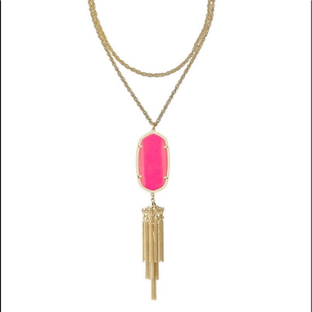 Rayne Neon Pink Kendra Scott Necklace